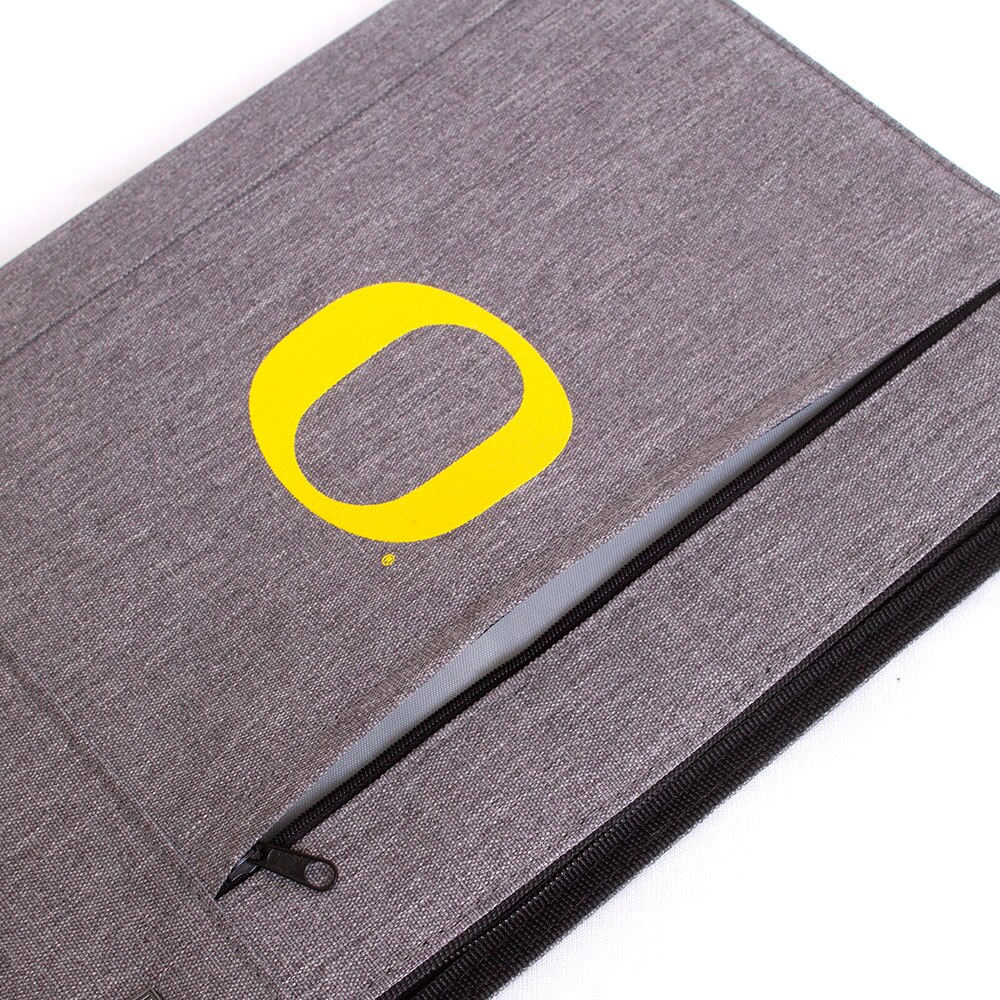 Classic Oregon O, MCM Group, Yellow, Padholders, Art & School, Kapston, Pierce, Zippered, Padfolio, 819038